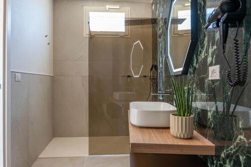 Koupelna v ubytování Murieri Rooms