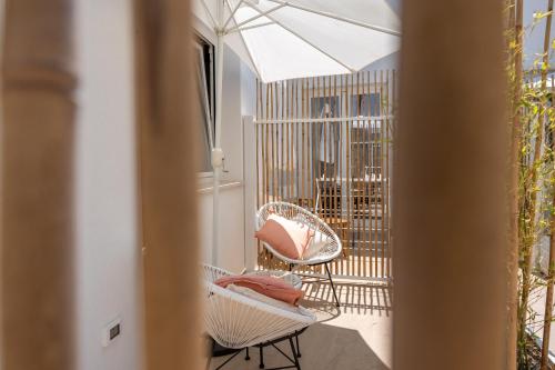 Balkón nebo terasa v ubytování Murieri Rooms