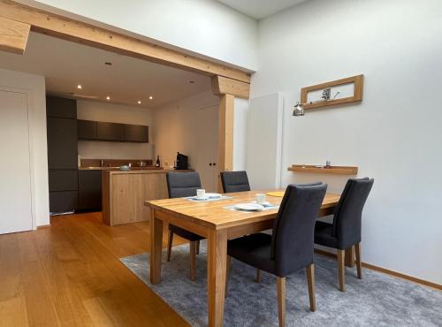 Dapur atau dapur kecil di Ferienwohnung Kibach