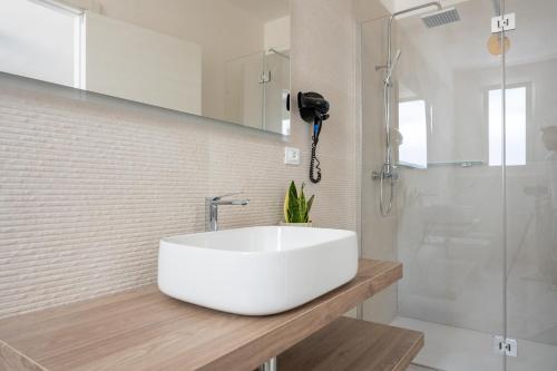 Koupelna v ubytování Murieri Rooms