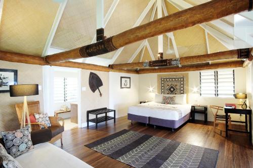 Cama o camas de una habitación en Musket Cove Island Resort