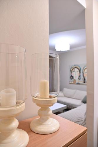 Χώρος καθιστικού στο Kastoria Modern Stay apartment