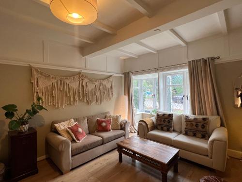 Χώρος καθιστικού στο Beautiful flat sleeps 4 in Taplow Maidenhead Near Windsor and Ascot racecourses Near Legoland