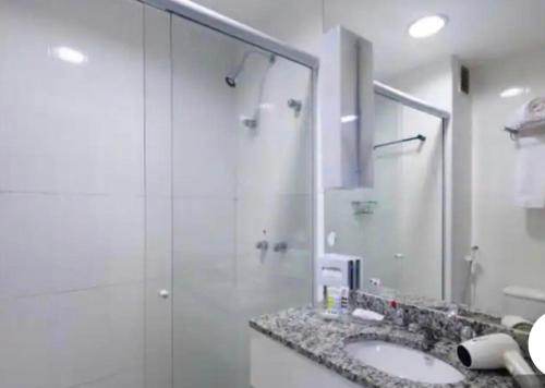 Flat em hotel Mercure tesisinde bir banyo