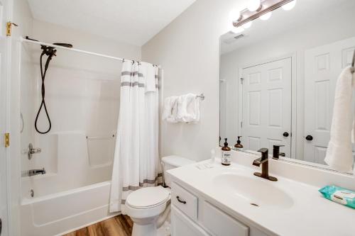 Koupelna v ubytování Casa Luna