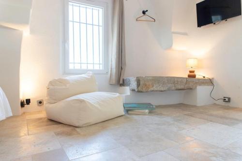 Χώρος καθιστικού στο Unique guest room in the heart of Provence "The Secret of the Stones"