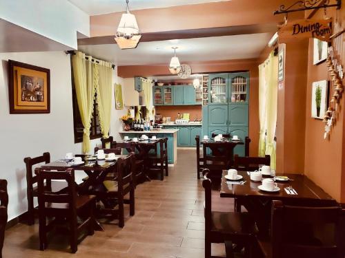 En restaurant eller et andet spisested på Hotel de Turistas Huaraz