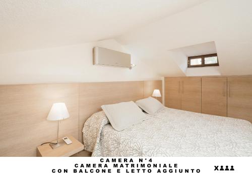 Katil atau katil-katil dalam bilik di Affittacamere Lo Scoglio (Guesthouse)