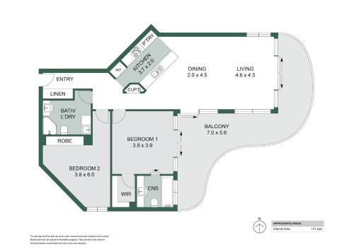 a floor plan of a house at Whale Point in Yaroomba