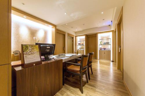 TV a/nebo společenská místnost v ubytování Grand View Resort Beitou