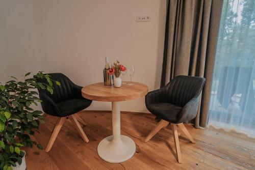 Coin salon dans l'établissement Apartmány Kurovický lom