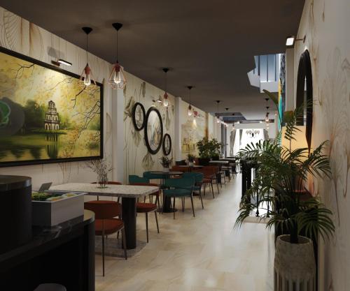 Un lugar para sentarse en Awesome Hanoi Hostel