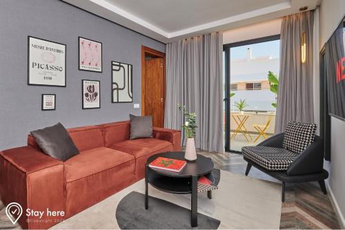 Posezení v ubytování Stayhere Rabat - Agdal 4 - Hotel