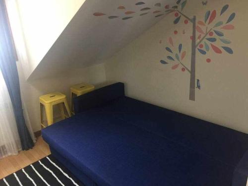 A bed or beds in a room at Asturias Boho Chic