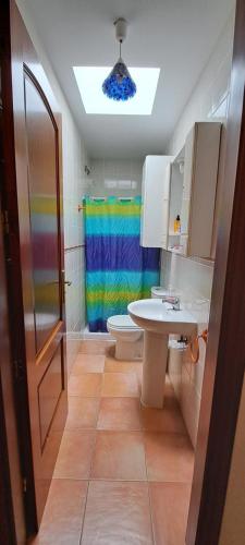 Koupelna v ubytování Casa LuaSol