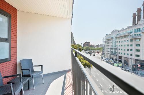 Μπαλκόνι ή βεράντα στο Hotel Best Auto Hogar