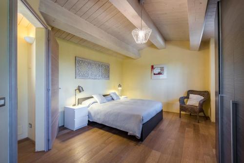 Säng eller sängar i ett rum på Villa Limone