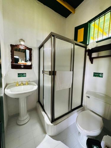 Finca Hotel el Palmarにあるバスルーム