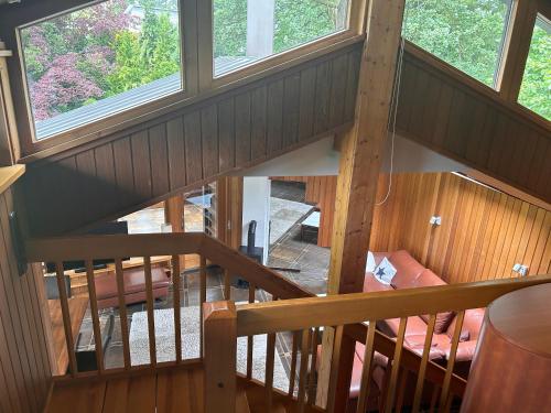Ruang duduk di Idyllisches Einfamilienhaus bei München