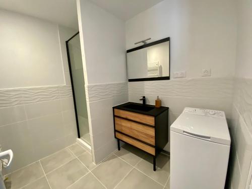 Koupelna v ubytování Charmante MAISON Lumineuse, Chaleureuse et confortable