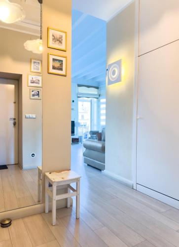 Posezení v ubytování Apartament Cesarski