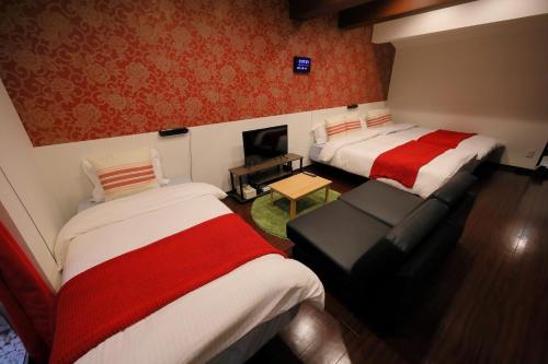 Un pat sau paturi într-o cameră la Gao Xiang -TENGACHAYA- - Vacation STAY 84156v