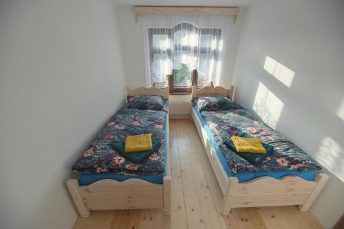 Una cama o camas en una habitación de Chata Štefička