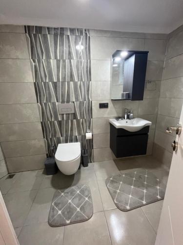 Koupelna v ubytování Luxury Apartment in Fethiye City Center