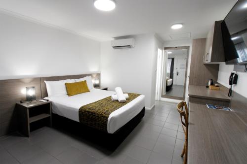 Μια τηλεόραση ή/και κέντρο ψυχαγωγίας στο The Stirling Motel