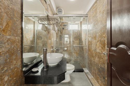 Phòng tắm tại Hanoi Central Park Hotel