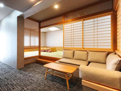 Un lugar para sentarse en Kurobe Sunvalley Hotel