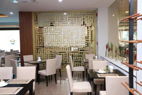 Χώρος καθιστικού στο TTC Hotel Can Tho