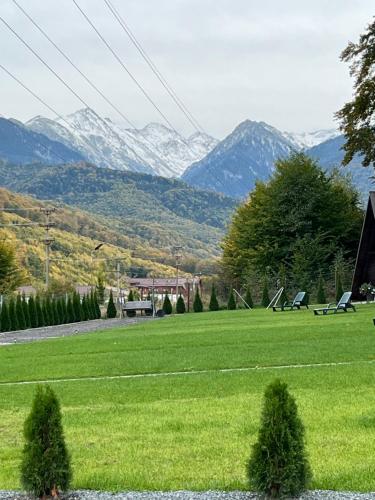 Paesaggio naturale nelle vicinanze del campeggio