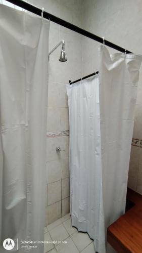 Bilik mandi di Casa Vacacional La Arcada
