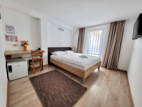 Cama o camas de una habitación en Dor de munte