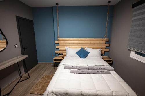 Cama o camas de una habitación en Villa Kriton Smart home