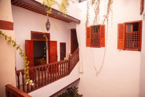 Balkón nebo terasa v ubytování Dar Mounia