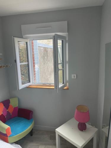 Χώρος καθιστικού στο Laugann's Home