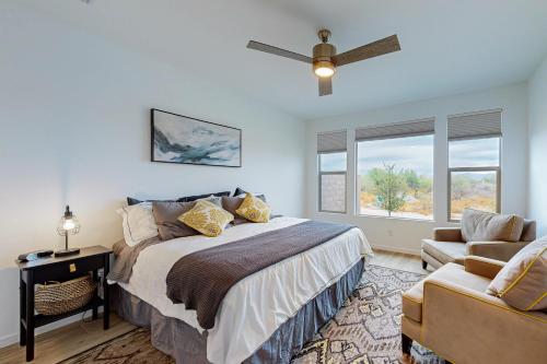 Ένα ή περισσότερα κρεβάτια σε δωμάτιο στο Verde River Retreat