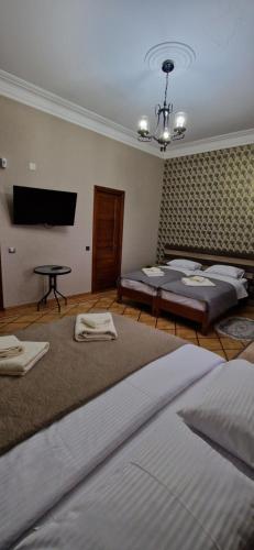 Katil atau katil-katil dalam bilik di Hotel Villa