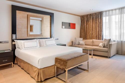 Katil atau katil-katil dalam bilik di Melia Madrid Princesa