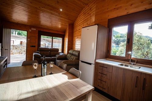Χώρος καθιστικού στο Apartamentos 7 puentes sierra Cazorla Casa Olivo