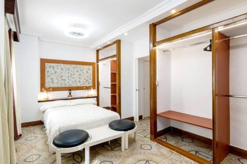 Posteľ alebo postele v izbe v ubytovaní Precioso Apartamento centrico