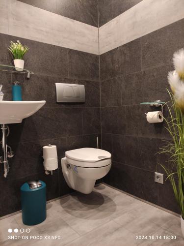 Koupelna v ubytování Lieblingsort