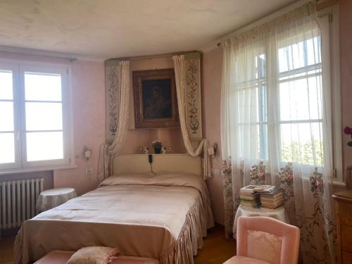 Ένα ή περισσότερα κρεβάτια σε δωμάτιο στο Tenuta Cantaia