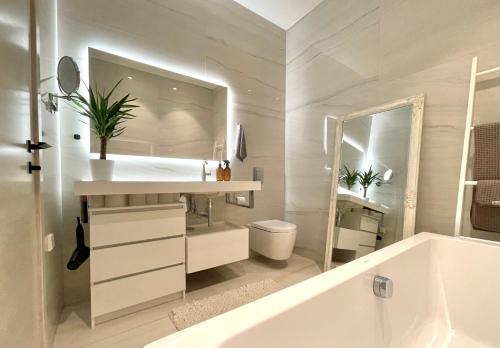 Koupelna v ubytování 2 bedroom premium home in the heart of Tallinn