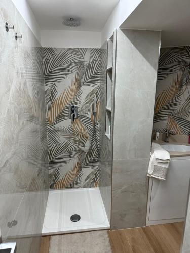 Koupelna v ubytování Casa Nastro