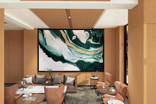 Fairfield by Marriott Harbin Downtownにあるシーティングエリア