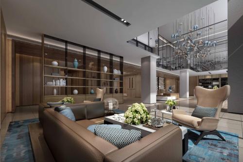 Χώρος καθιστικού στο Fairfield by Marriott Ningbo Yinzhou