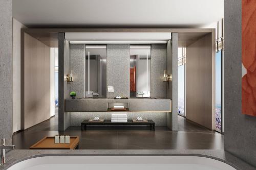 Koupelna v ubytování Courtyard by Marriott Luoyang